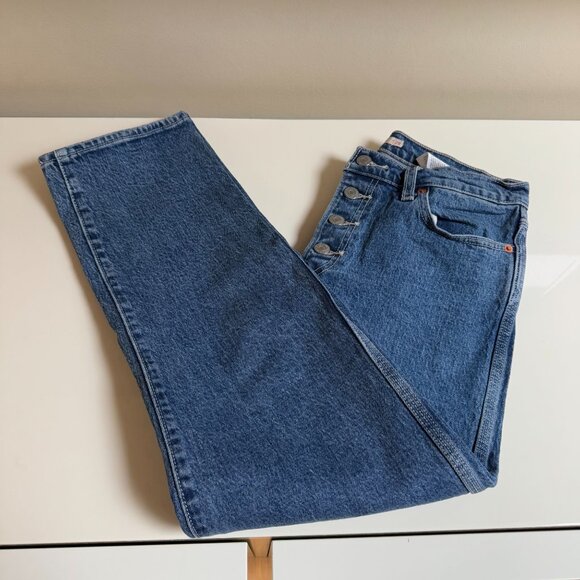 Levi’s Premium Wedgie Straight Utility Jeans – Size 29 - Picture 15 of 15